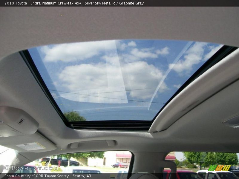 Silver Sky Metallic / Graphite Gray 2010 Toyota Tundra Platinum CrewMax 4x4