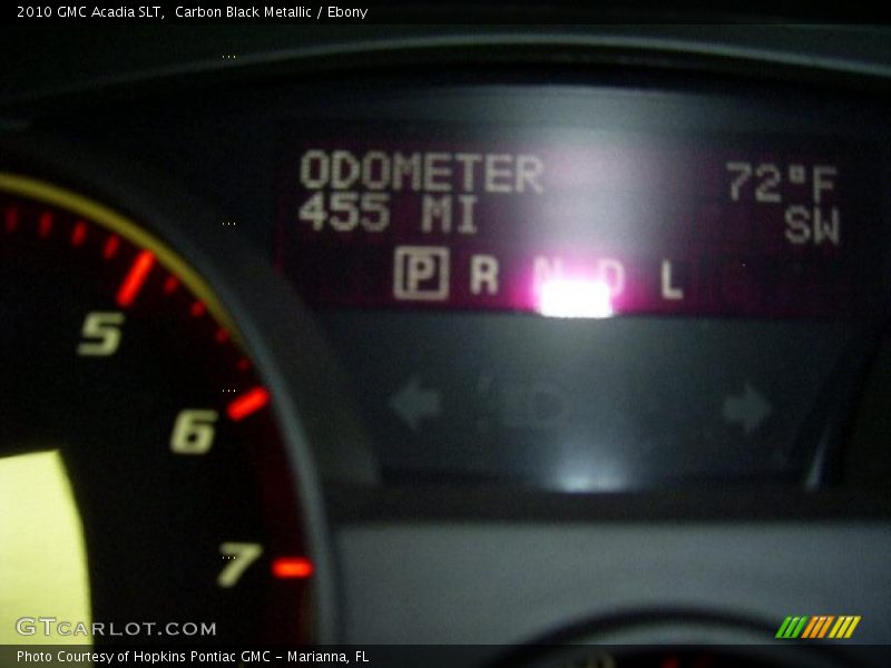 Carbon Black Metallic / Ebony 2010 GMC Acadia SLT