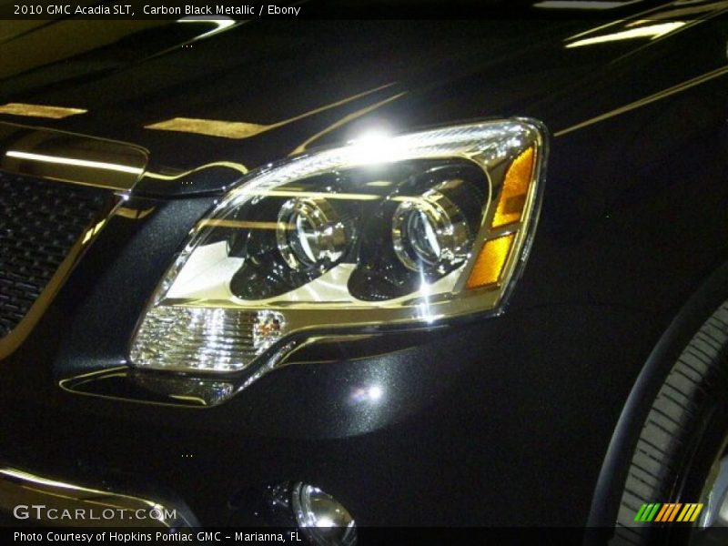 Carbon Black Metallic / Ebony 2010 GMC Acadia SLT