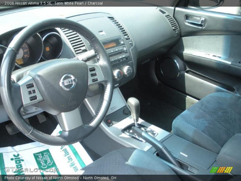 Satin White Pearl / Charcoal 2006 Nissan Altima 3.5 SE