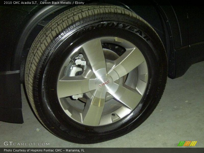 Carbon Black Metallic / Ebony 2010 GMC Acadia SLT
