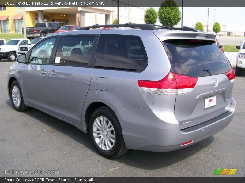 Silver Sky Metallic / Light Gray 2011 Toyota Sienna XLE