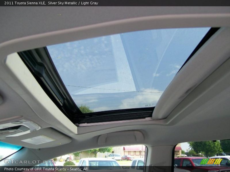 Silver Sky Metallic / Light Gray 2011 Toyota Sienna XLE