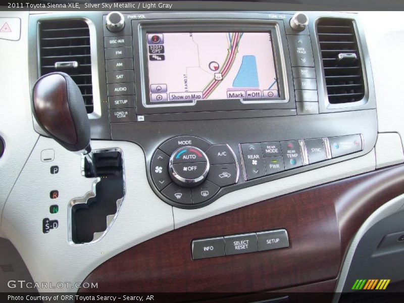 Silver Sky Metallic / Light Gray 2011 Toyota Sienna XLE
