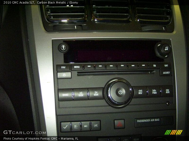 Carbon Black Metallic / Ebony 2010 GMC Acadia SLT