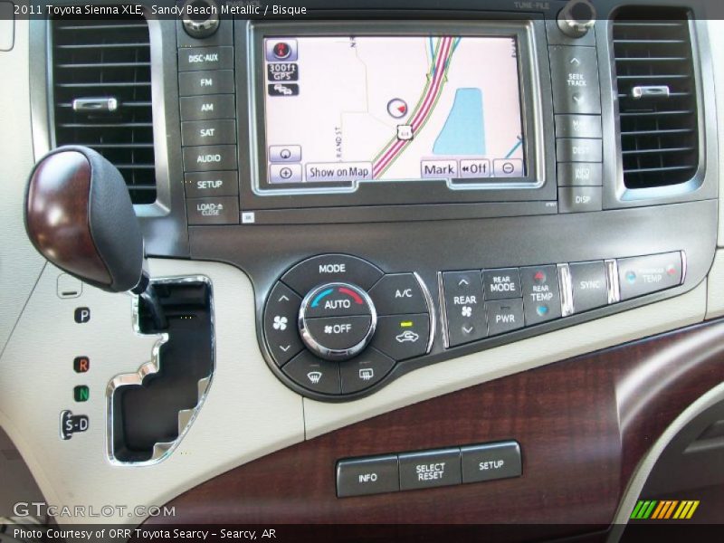 Sandy Beach Metallic / Bisque 2011 Toyota Sienna XLE