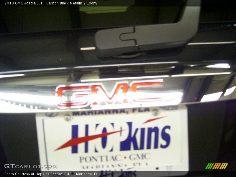 Carbon Black Metallic / Ebony 2010 GMC Acadia SLT