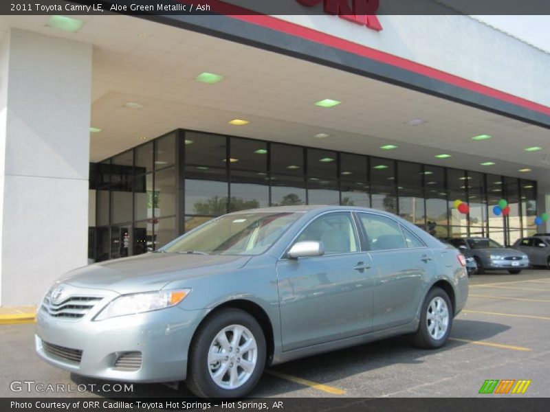 Aloe Green Metallic / Ash 2011 Toyota Camry LE