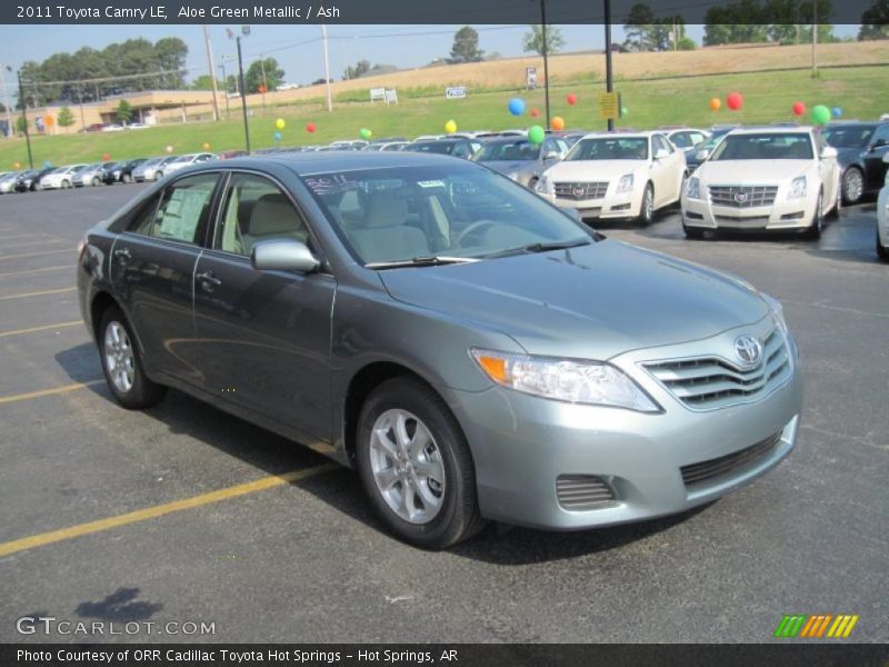 Aloe Green Metallic / Ash 2011 Toyota Camry LE