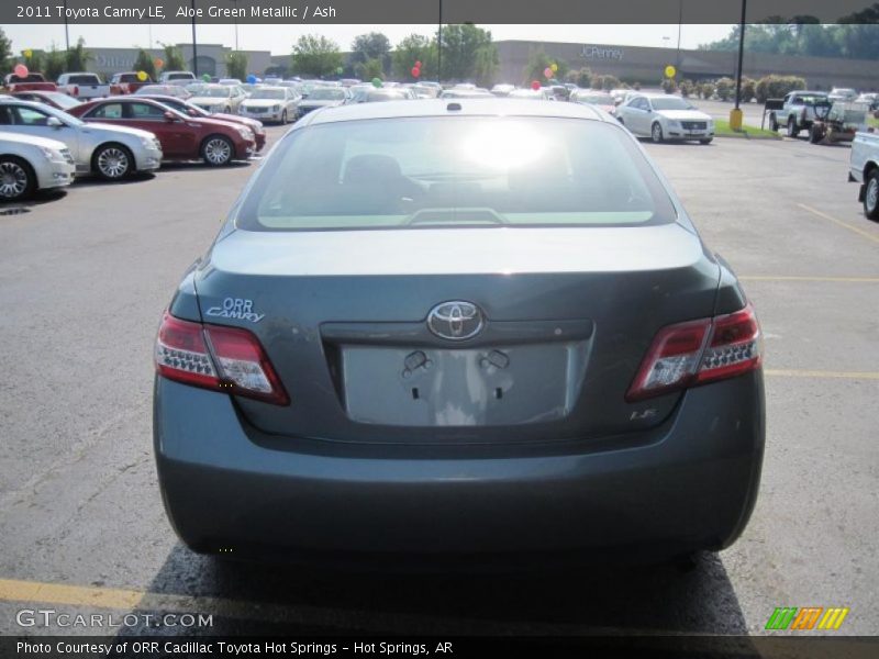 Aloe Green Metallic / Ash 2011 Toyota Camry LE