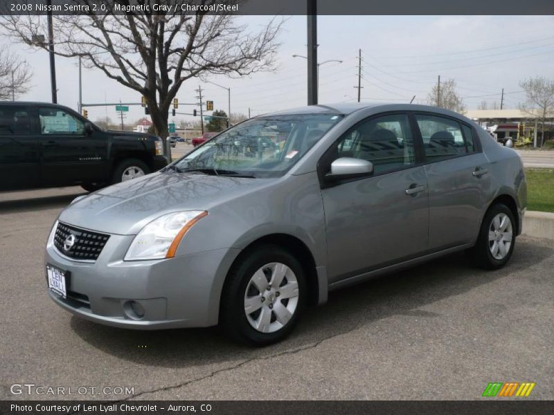 Magnetic Gray / Charcoal/Steel 2008 Nissan Sentra 2.0