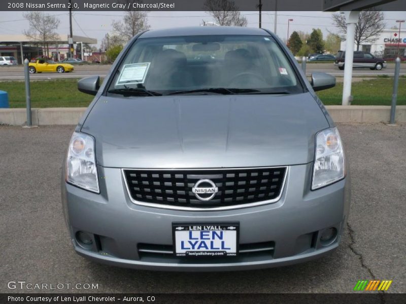Magnetic Gray / Charcoal/Steel 2008 Nissan Sentra 2.0