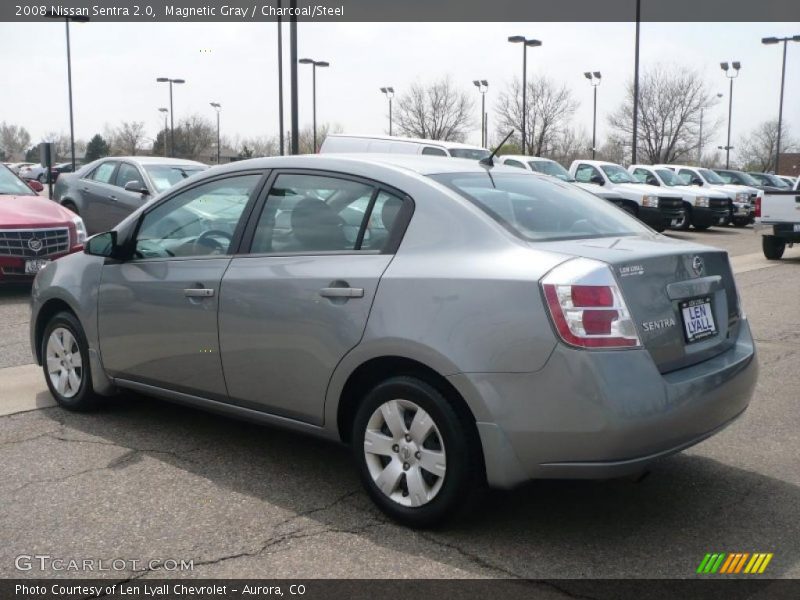 Magnetic Gray / Charcoal/Steel 2008 Nissan Sentra 2.0