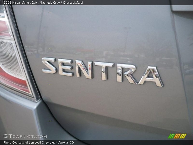 Magnetic Gray / Charcoal/Steel 2008 Nissan Sentra 2.0
