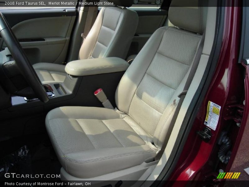 Merlot Metallic / Medium Light Stone 2008 Ford Taurus SEL