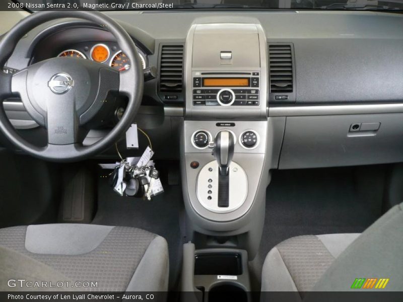 Magnetic Gray / Charcoal/Steel 2008 Nissan Sentra 2.0