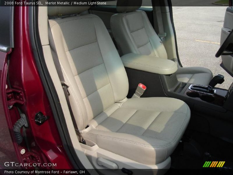 Merlot Metallic / Medium Light Stone 2008 Ford Taurus SEL