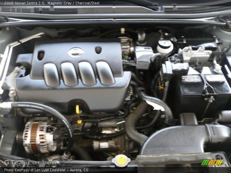 Magnetic Gray / Charcoal/Steel 2008 Nissan Sentra 2.0
