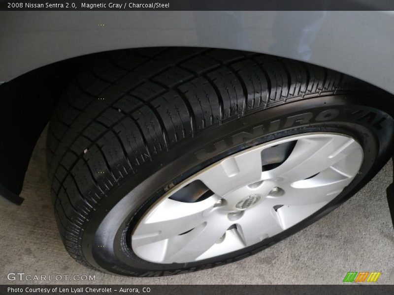 Magnetic Gray / Charcoal/Steel 2008 Nissan Sentra 2.0