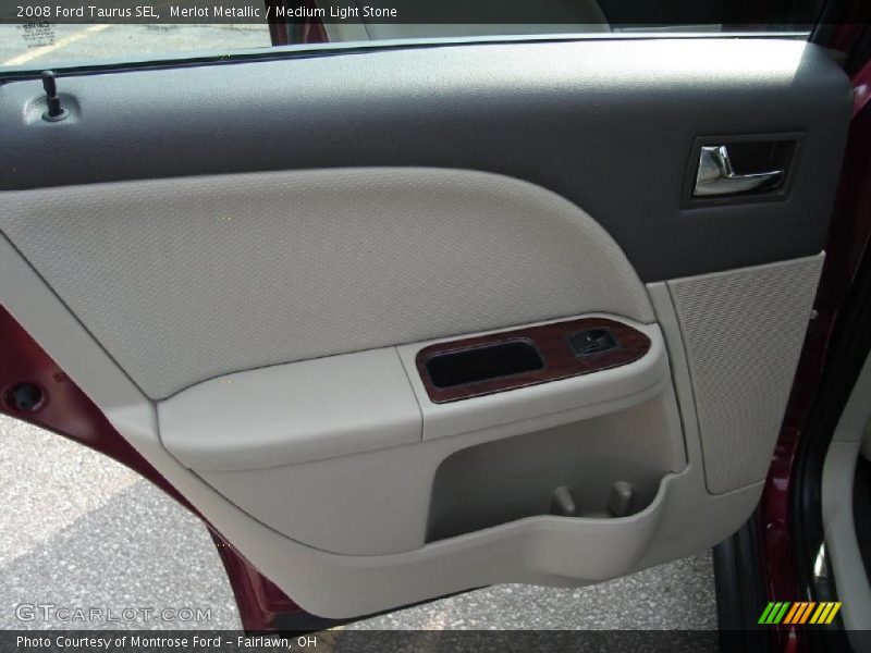 Merlot Metallic / Medium Light Stone 2008 Ford Taurus SEL