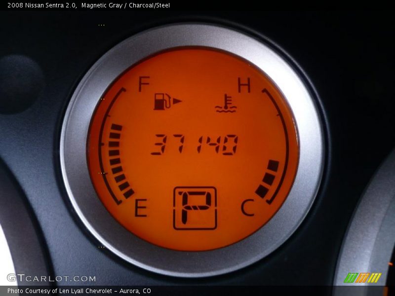 Magnetic Gray / Charcoal/Steel 2008 Nissan Sentra 2.0