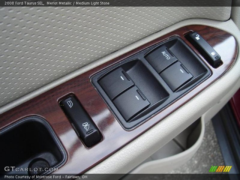 Merlot Metallic / Medium Light Stone 2008 Ford Taurus SEL