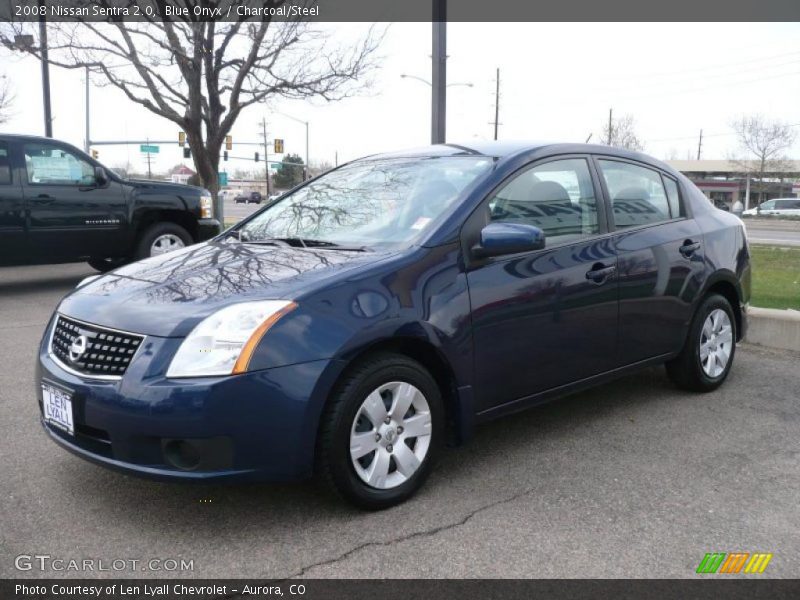 Blue Onyx / Charcoal/Steel 2008 Nissan Sentra 2.0