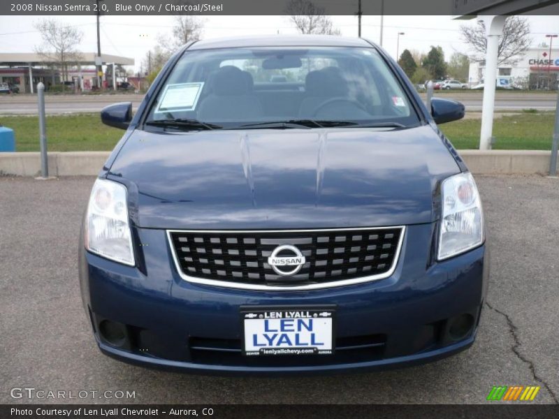 Blue Onyx / Charcoal/Steel 2008 Nissan Sentra 2.0