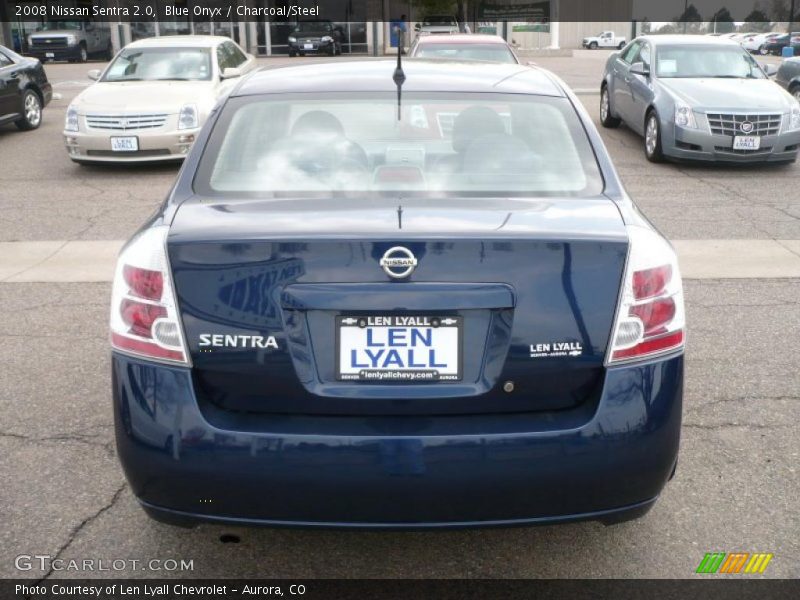 Blue Onyx / Charcoal/Steel 2008 Nissan Sentra 2.0