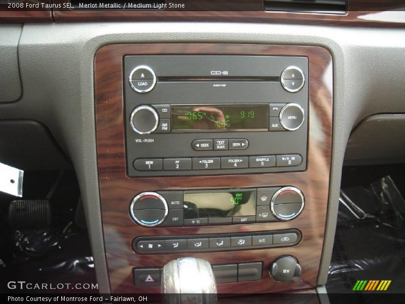 Merlot Metallic / Medium Light Stone 2008 Ford Taurus SEL