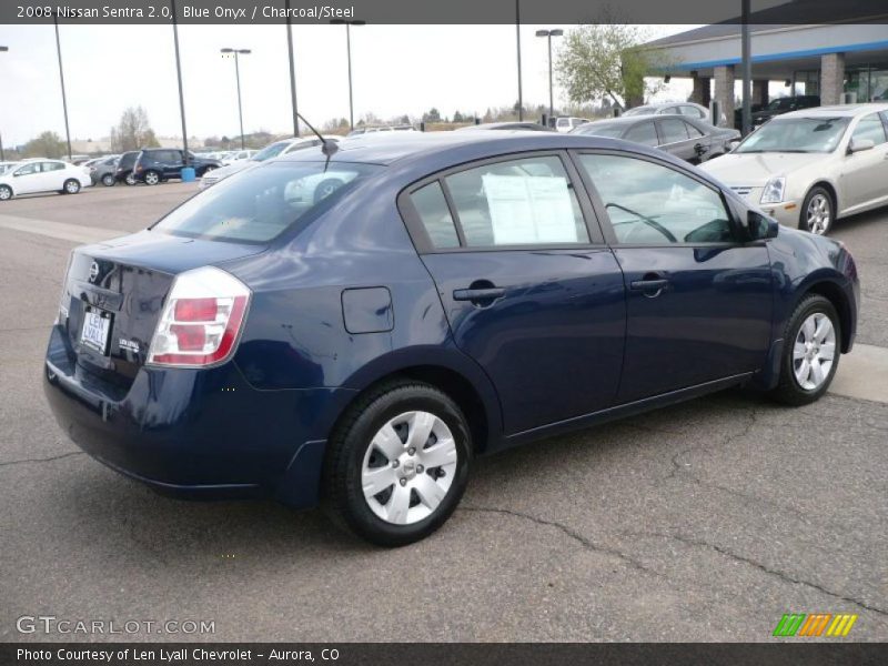 Blue Onyx / Charcoal/Steel 2008 Nissan Sentra 2.0