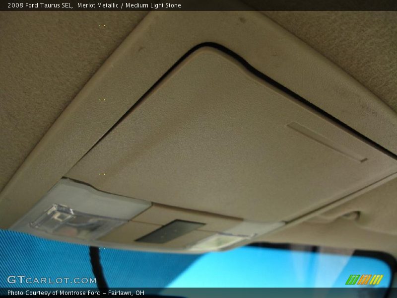 Merlot Metallic / Medium Light Stone 2008 Ford Taurus SEL