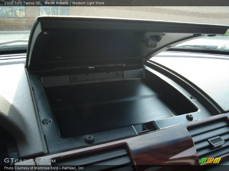 Merlot Metallic / Medium Light Stone 2008 Ford Taurus SEL