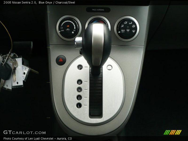 Blue Onyx / Charcoal/Steel 2008 Nissan Sentra 2.0