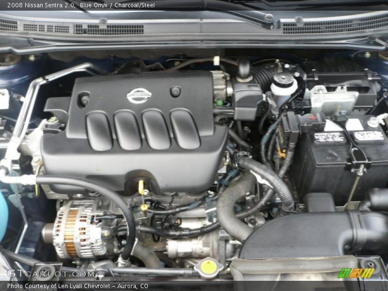 Blue Onyx / Charcoal/Steel 2008 Nissan Sentra 2.0
