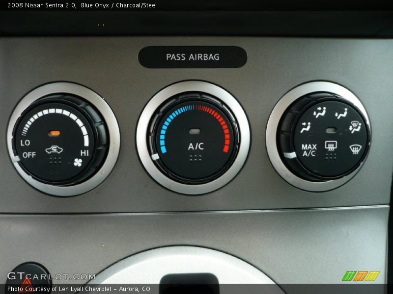 Blue Onyx / Charcoal/Steel 2008 Nissan Sentra 2.0