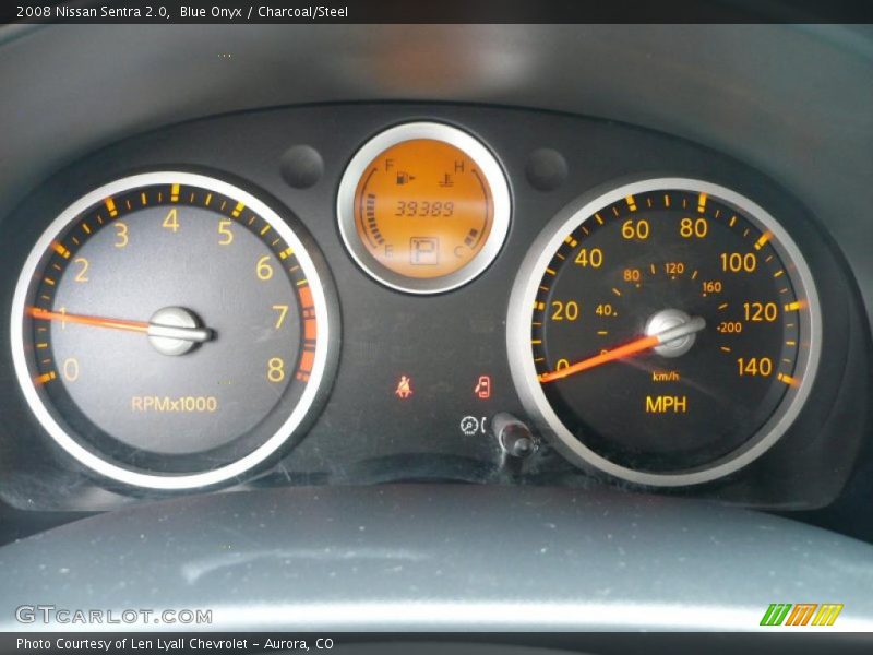 Blue Onyx / Charcoal/Steel 2008 Nissan Sentra 2.0
