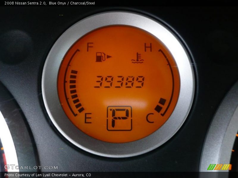 Blue Onyx / Charcoal/Steel 2008 Nissan Sentra 2.0