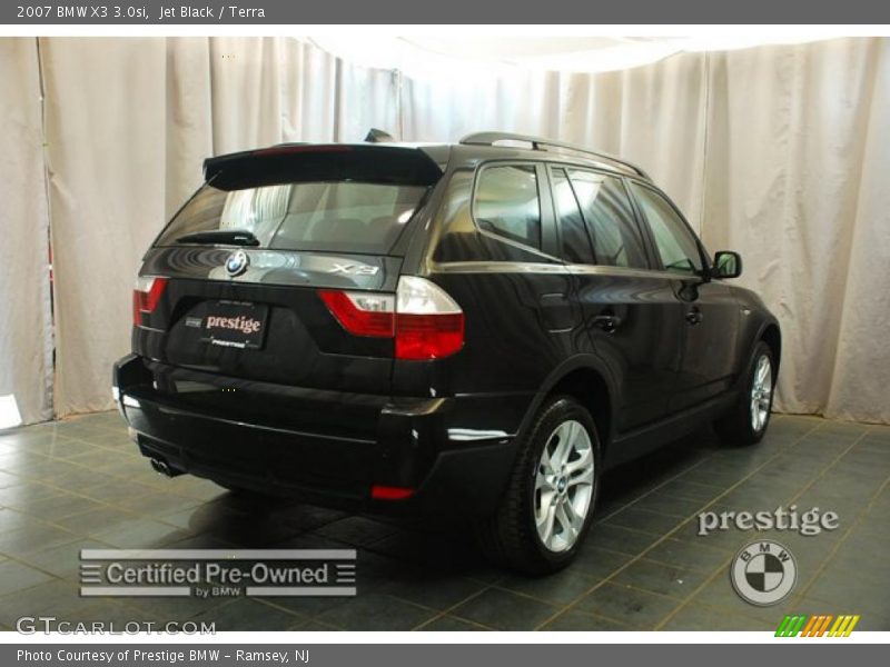 Jet Black / Terra 2007 BMW X3 3.0si