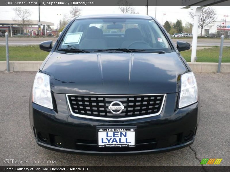Super Black / Charcoal/Steel 2008 Nissan Sentra 2.0