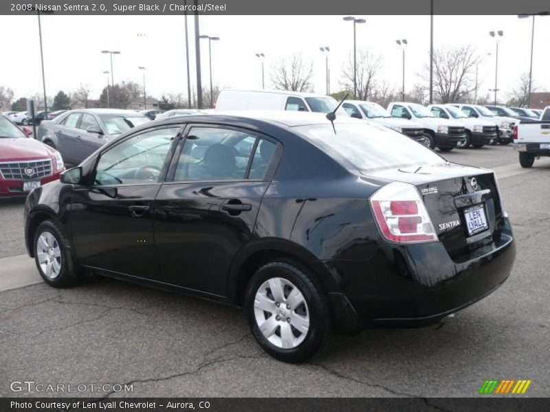 Super Black / Charcoal/Steel 2008 Nissan Sentra 2.0