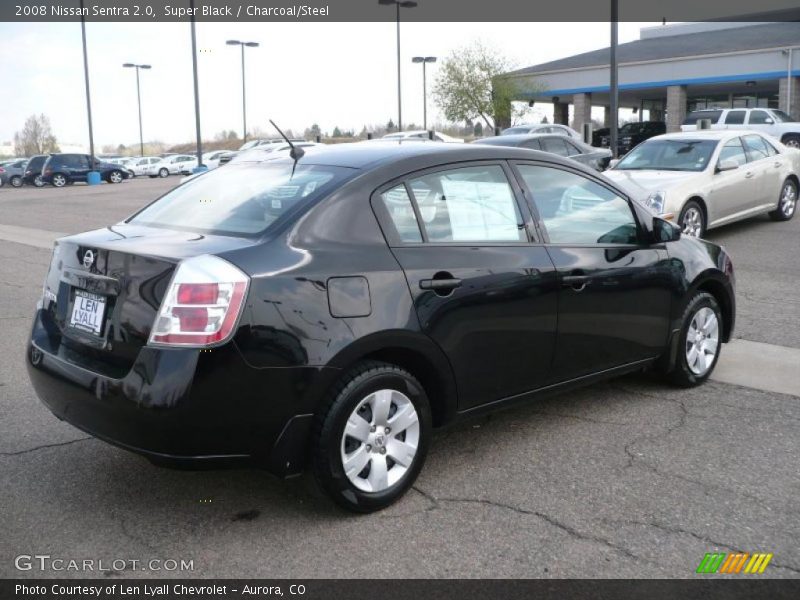 Super Black / Charcoal/Steel 2008 Nissan Sentra 2.0
