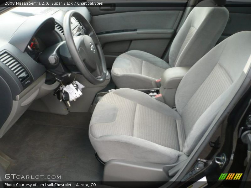Super Black / Charcoal/Steel 2008 Nissan Sentra 2.0
