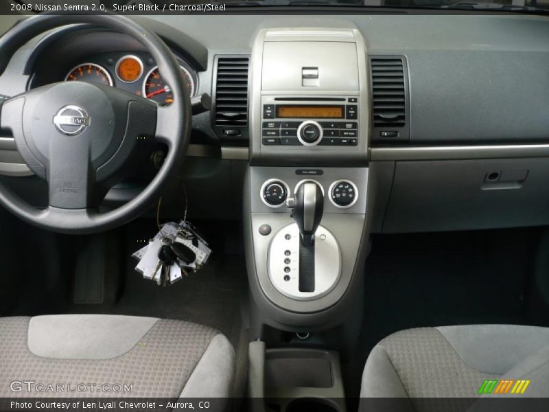 Super Black / Charcoal/Steel 2008 Nissan Sentra 2.0