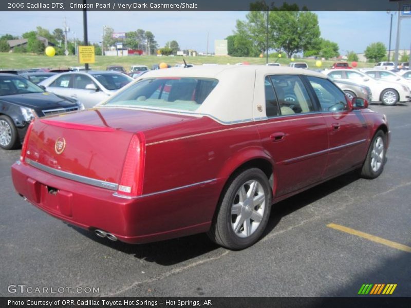 Crimson Pearl / Very Dark Cashmere/Shale 2006 Cadillac DTS