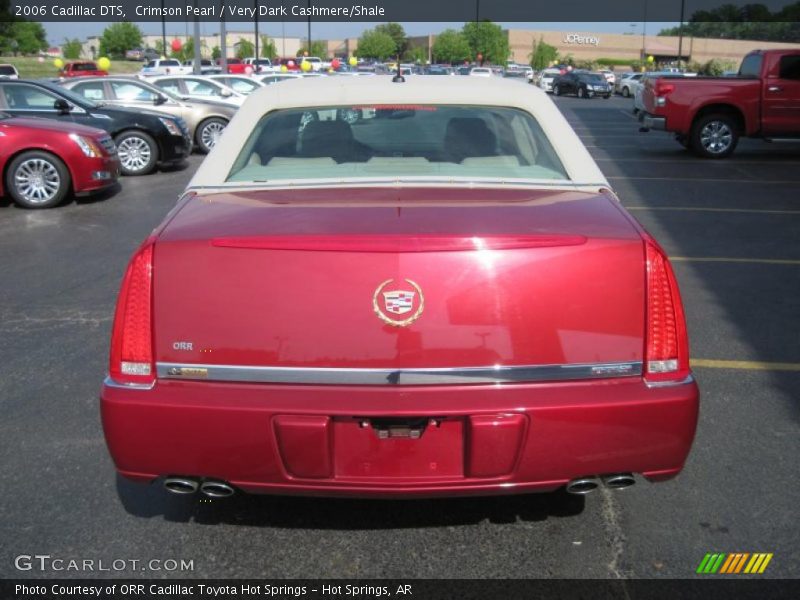 Crimson Pearl / Very Dark Cashmere/Shale 2006 Cadillac DTS