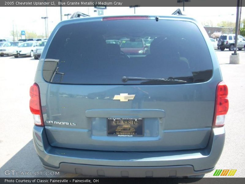 Blue Granite Metallic / Medium Gray 2005 Chevrolet Uplander LS