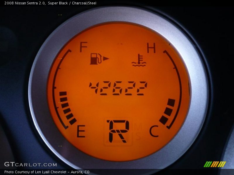 Super Black / Charcoal/Steel 2008 Nissan Sentra 2.0