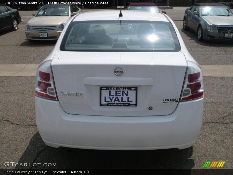Fresh Powder White / Charcoal/Steel 2008 Nissan Sentra 2.0