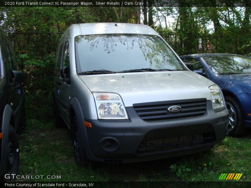 Silver Metallic / Dark Gray 2010 Ford Transit Connect XL Passenger Wagon